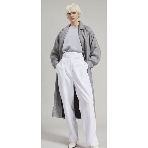 Rachel Comey Organic Cotton Deft Pant in White NWT Size 0 - Picture 1 of 9